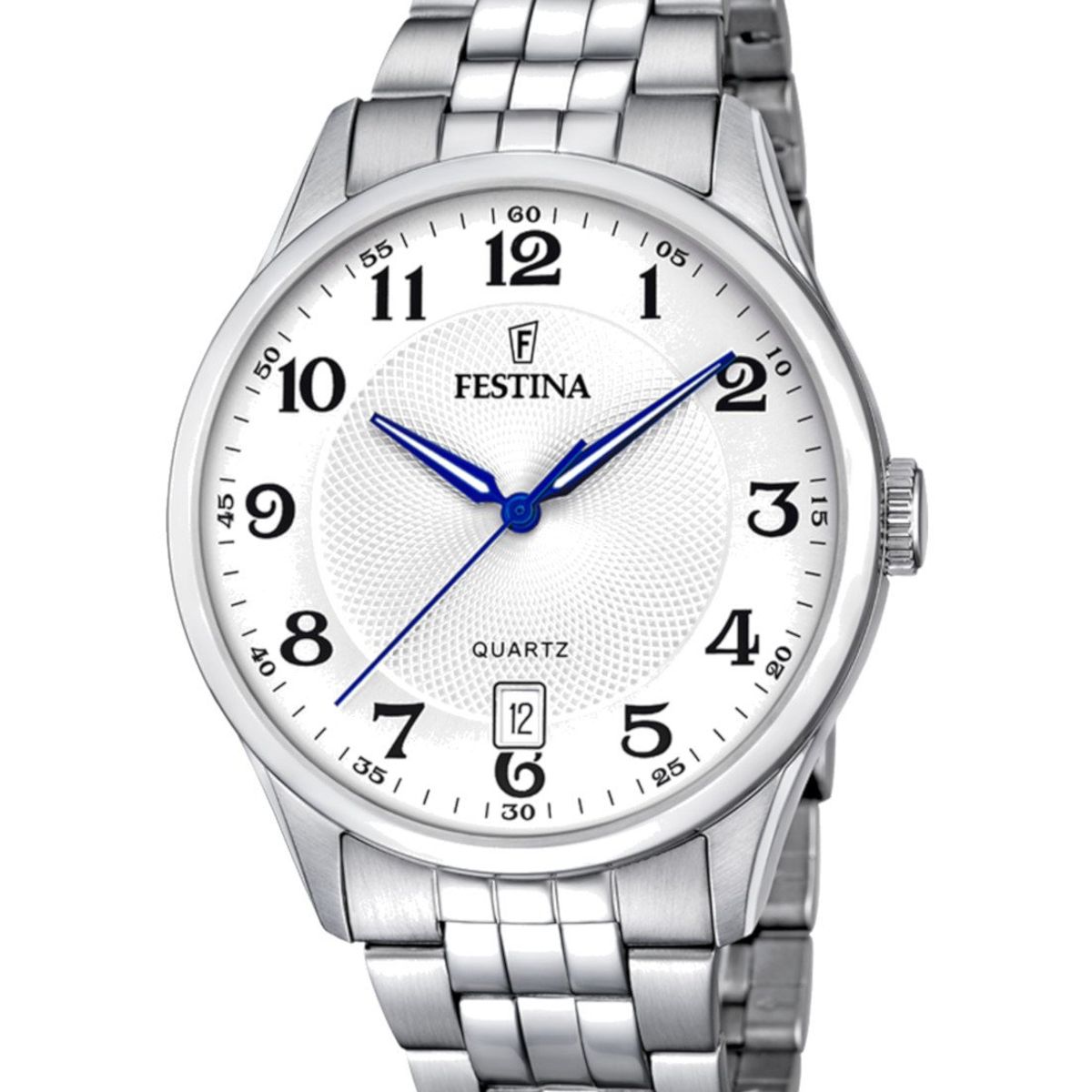 FESTINA - Reloj F20425/1 Festina Blanco Hombre Acero Clasico