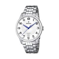 Reloj F20425/1 Blanco Hombre Acero Clasico