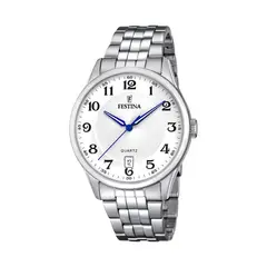 FESTINA - Reloj F20425/1 Blanco Hombre Acero Clasico