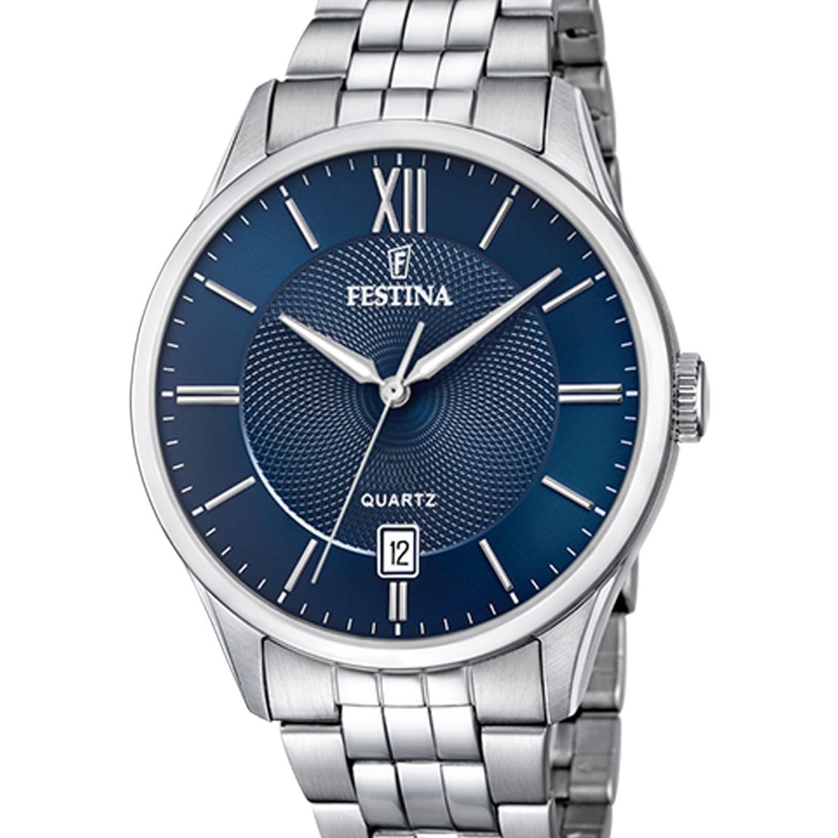 FESTINA - Reloj F20425/2 Festina Azul Acero Hombre Acero Clásico
