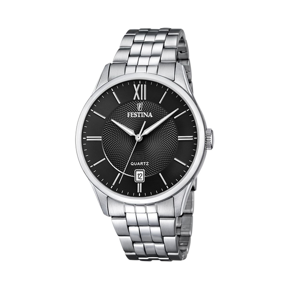 FESTINA - Reloj F20425/3 Festina Negro Hombre Acero Clásico