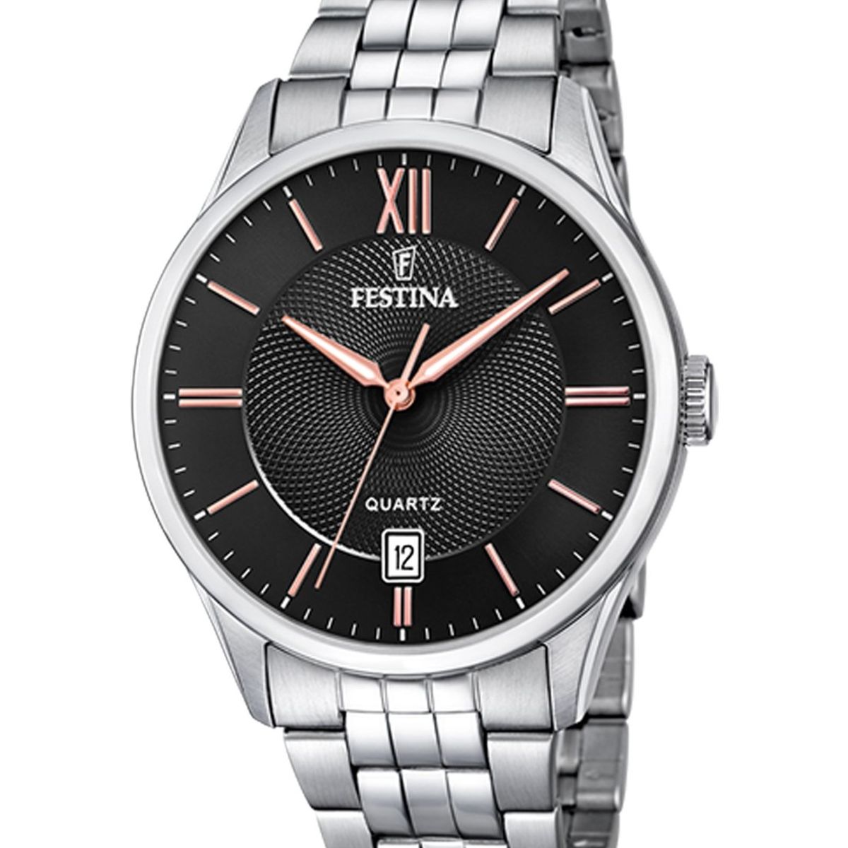 FESTINA - Reloj F20425/6 Festina Negro Hombre Acero Clásico