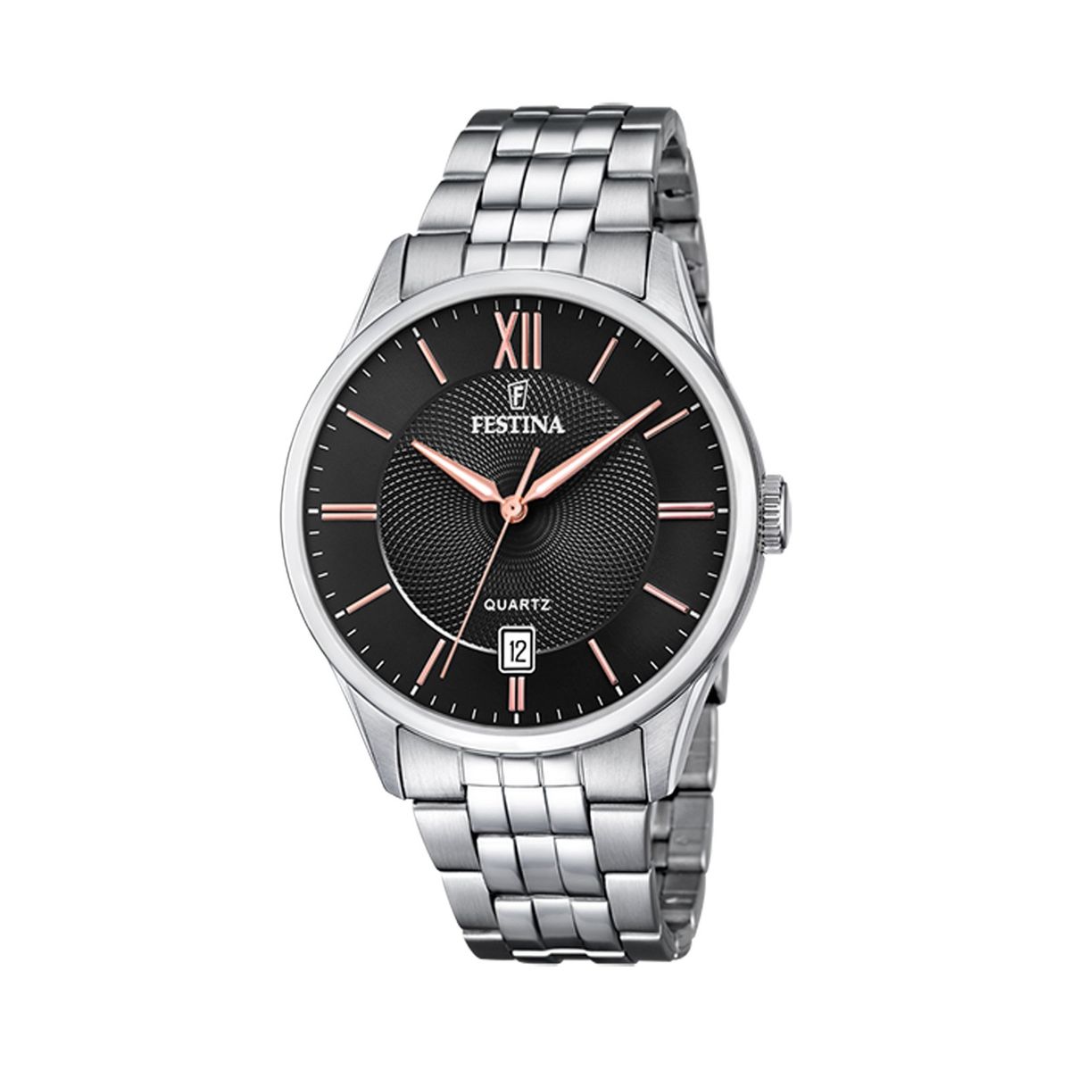 FESTINA - Reloj F20425/6 Festina Negro Hombre Acero Clásico