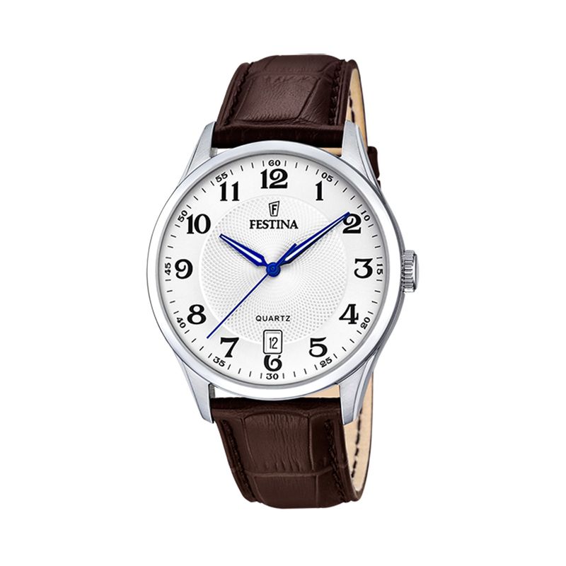 FESTINA - Reloj F20426/1 Festina Blanco Hombre Acero Clásico