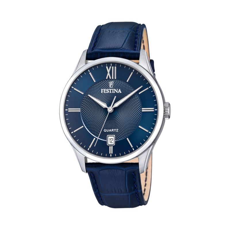 FESTINA - Reloj F20426/2 Festina Azul Acero Hombre Acero Clásico