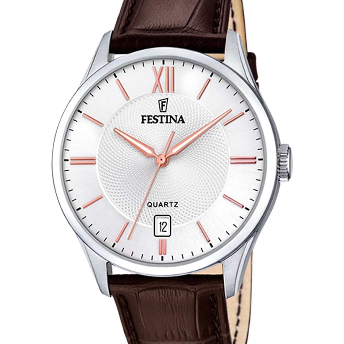 FESTINA - Reloj F20426/4 Festina Blanco Nácar Hombre Acero Clásico