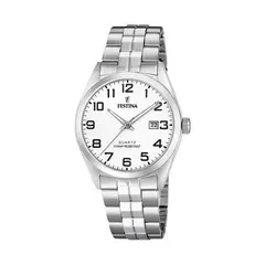 FESTINA - Reloj F20437/1 Blanco Hombre Acero Clasico