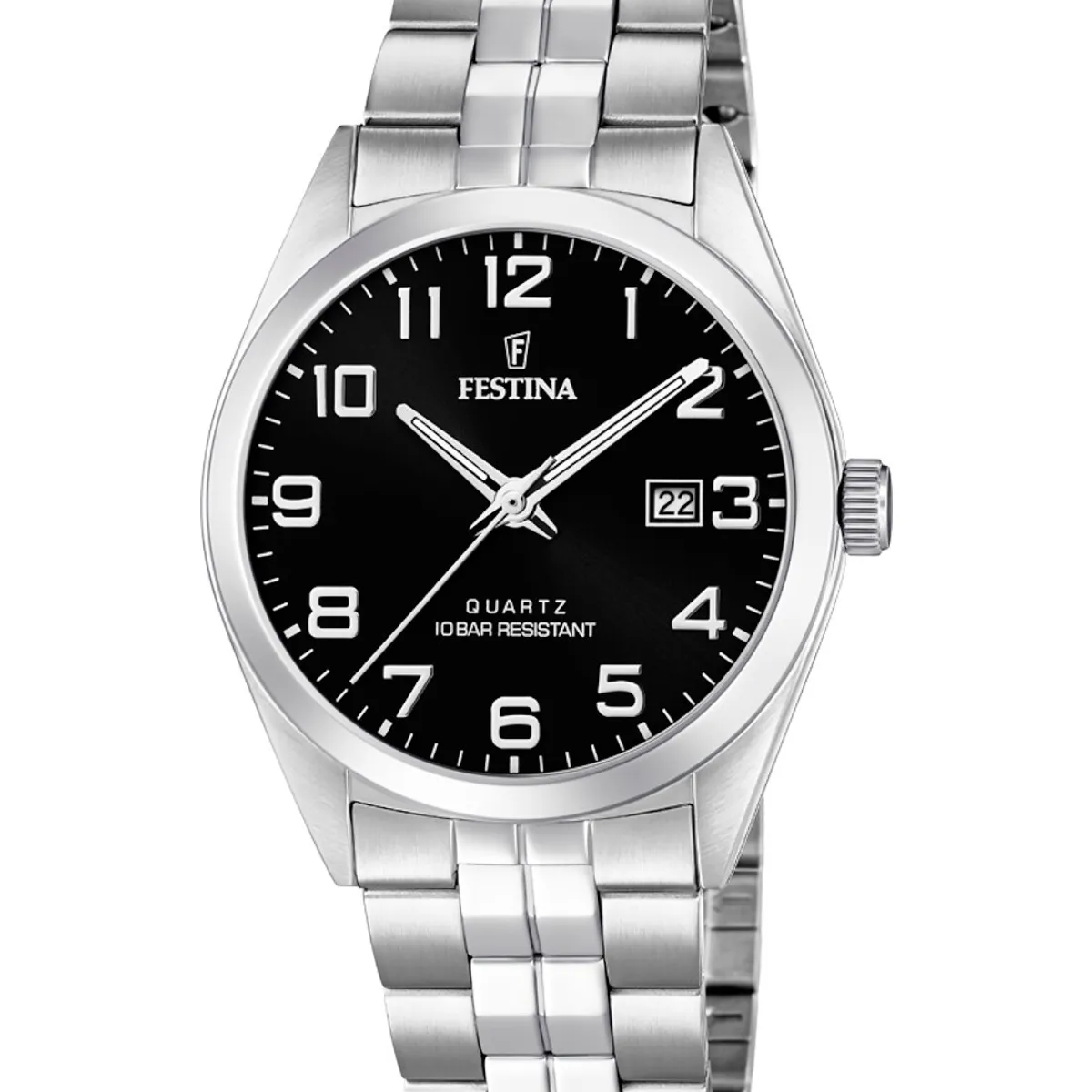 FESTINA - Reloj F20437/4 Festina Negro Hombre Acero Clasico