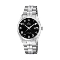Reloj F20437/4 Negro Hombre Acero Clasico