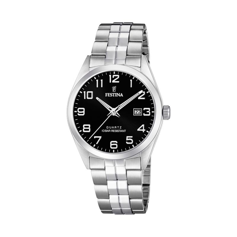 FESTINA - Reloj F20437/4 Festina Negro Hombre Acero Clasico