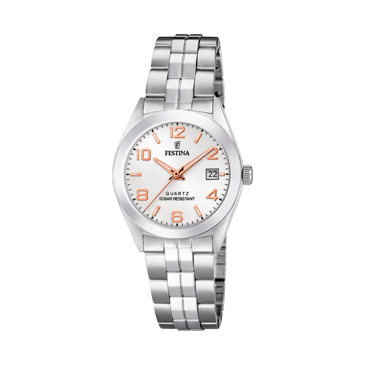 FESTINA - Reloj F20438/4 Festina Blanco Mujer Acero Clásico