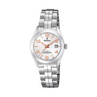 Reloj F20438/4 Blanco Mujer Acero Clásico