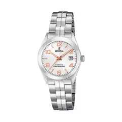 FESTINA - Reloj F20438/4 Blanco Mujer Acero Clásico