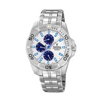 Reloj F20445/1 Blanco Hombre Multifuncion