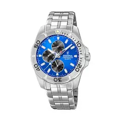 FESTINA - Reloj F20445/4 Azul Claro Hombre Multifuncion