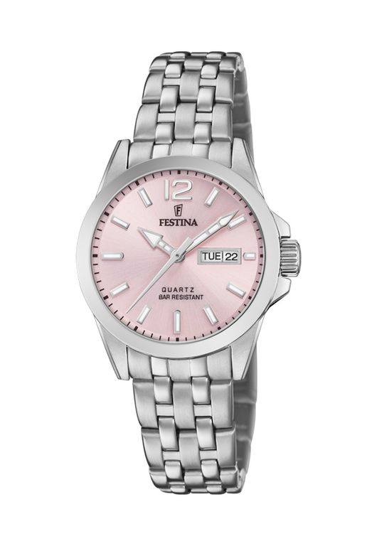 Reloj F20455/2 Blanco Nacar Mujer Acero Clasico Blanco TALLA UNICA