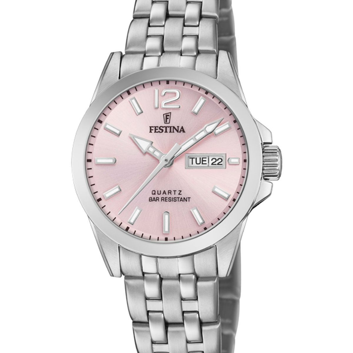 FESTINA - Reloj F20455/2 Festina Blanco Nácar Mujer Acero Clásico