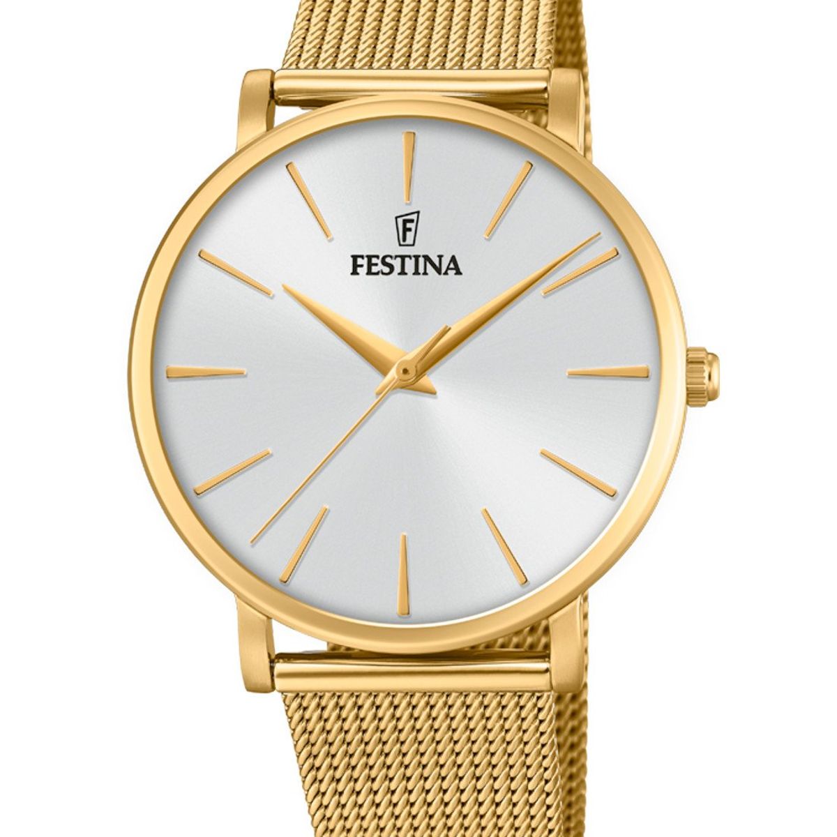 FESTINA - Reloj F20476/1 Festina Blanco Nácar Mujer Boyfriend Collection