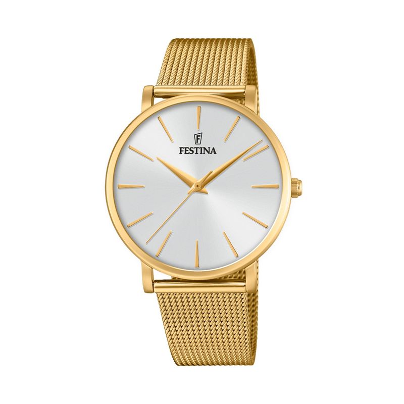 FESTINA - Reloj F20476/1 Festina Blanco Nácar Mujer Boyfriend Collection