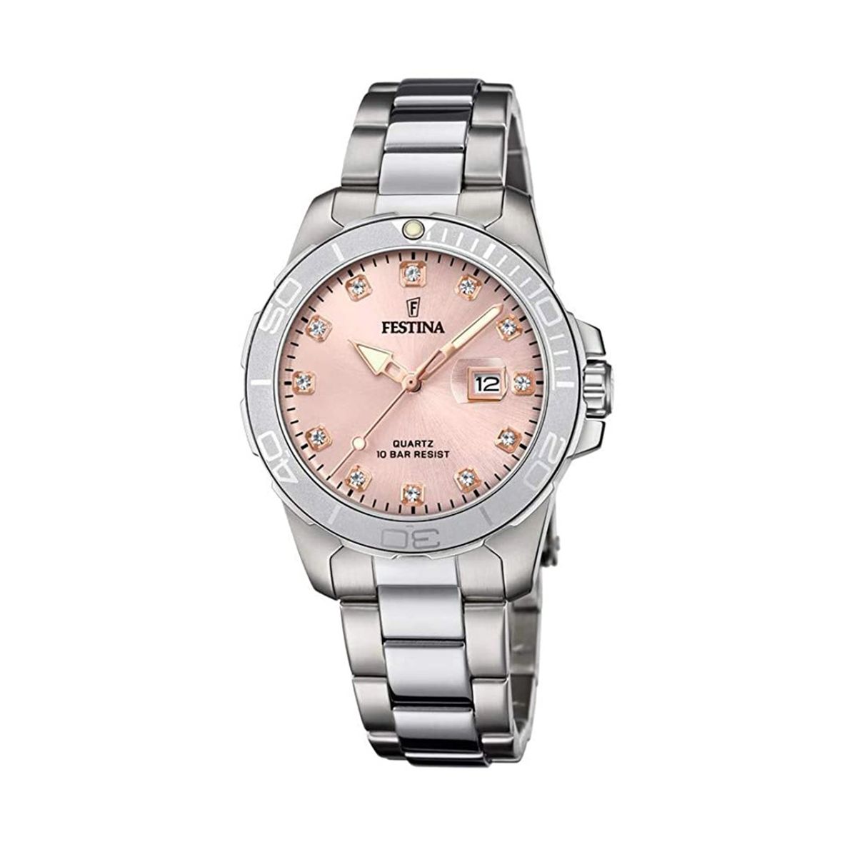 FESTINA - Reloj F20503/2 Festina Plateado Mujer Boyfriend Collection