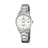 Reloj F20509/2 Plateado Mujer Acero Clásico