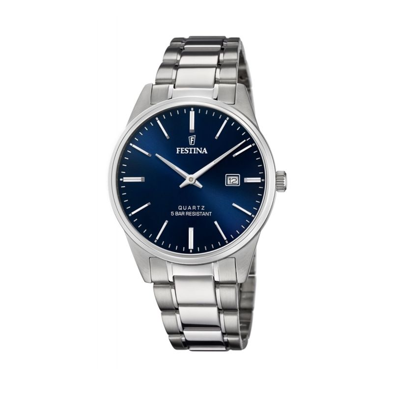 FESTINA - Reloj F20511/3 Festina Plateado Hombre Acero Clásico