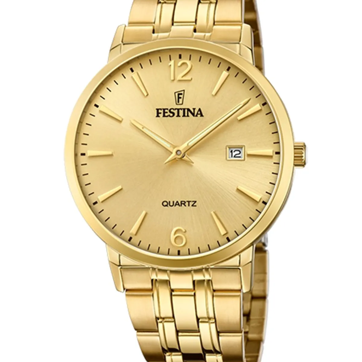 FESTINA - Reloj F20513/3 Festina Dorado Hombre Acero Clásico