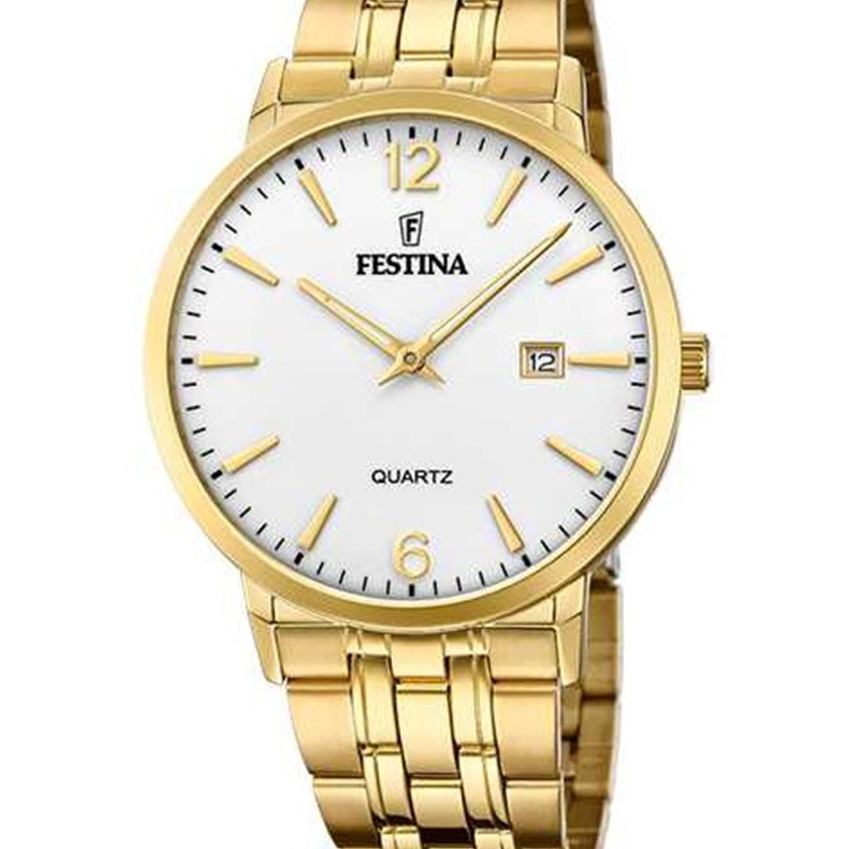 FESTINA - Reloj F20513/2 Festina Dorado Hombre Acero Clásico