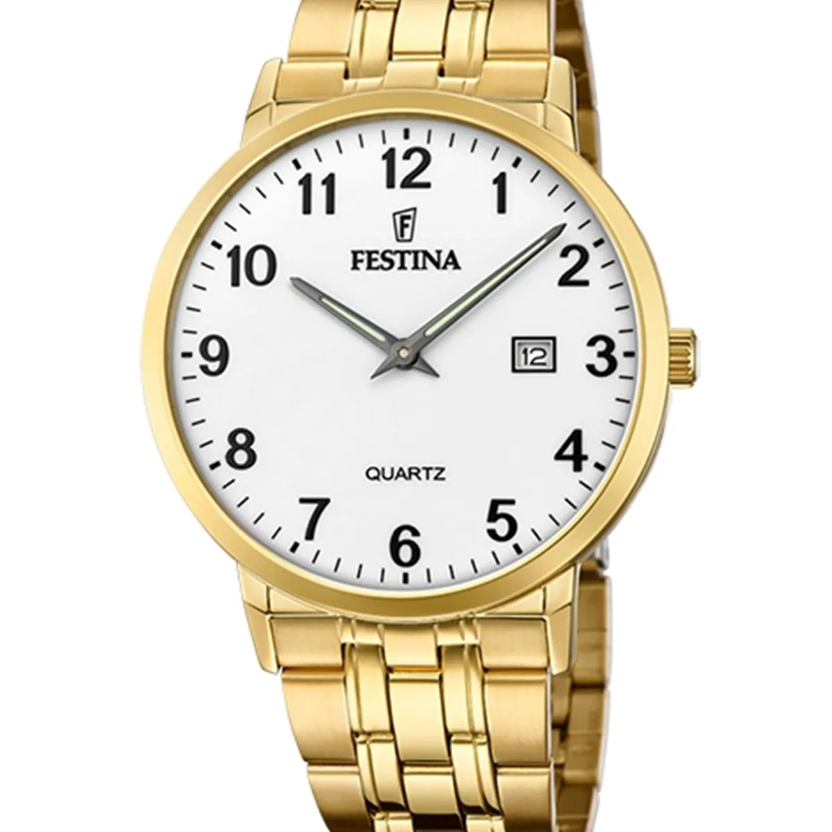 FESTINA - Reloj F20513/1 Festina Dorado Hombre Acero Clásico