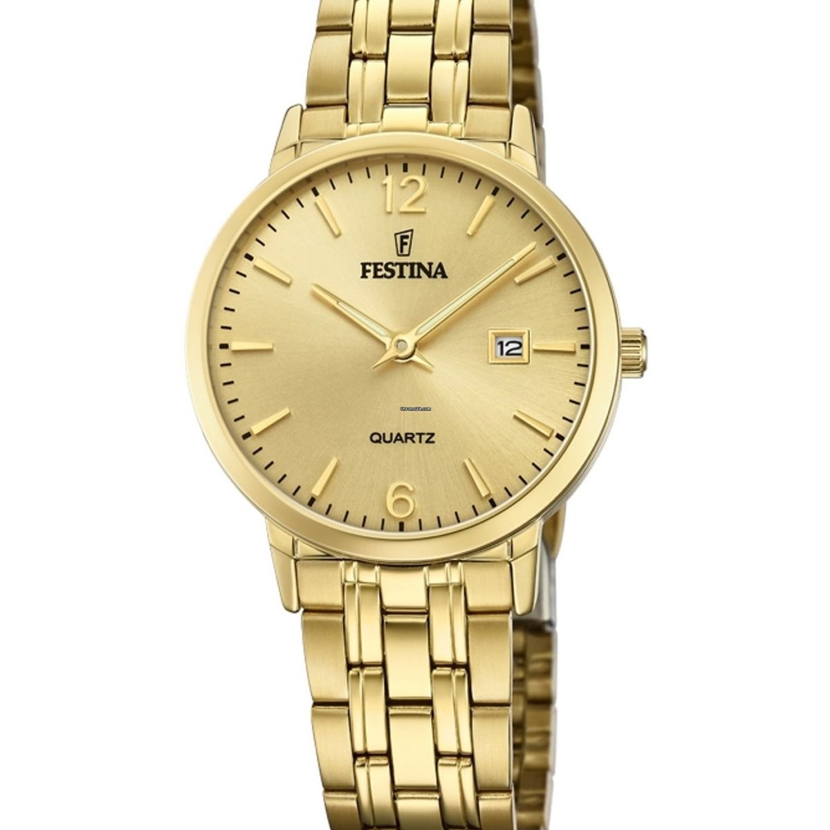 FESTINA - Reloj F20514/3 Festina Dorado Mujer Acero Clasico