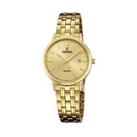 Reloj F20514/3 Dorado Mujer Acero Clasico