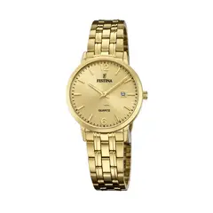 FESTINA - Reloj F20514/3 Dorado Mujer Acero Clasico