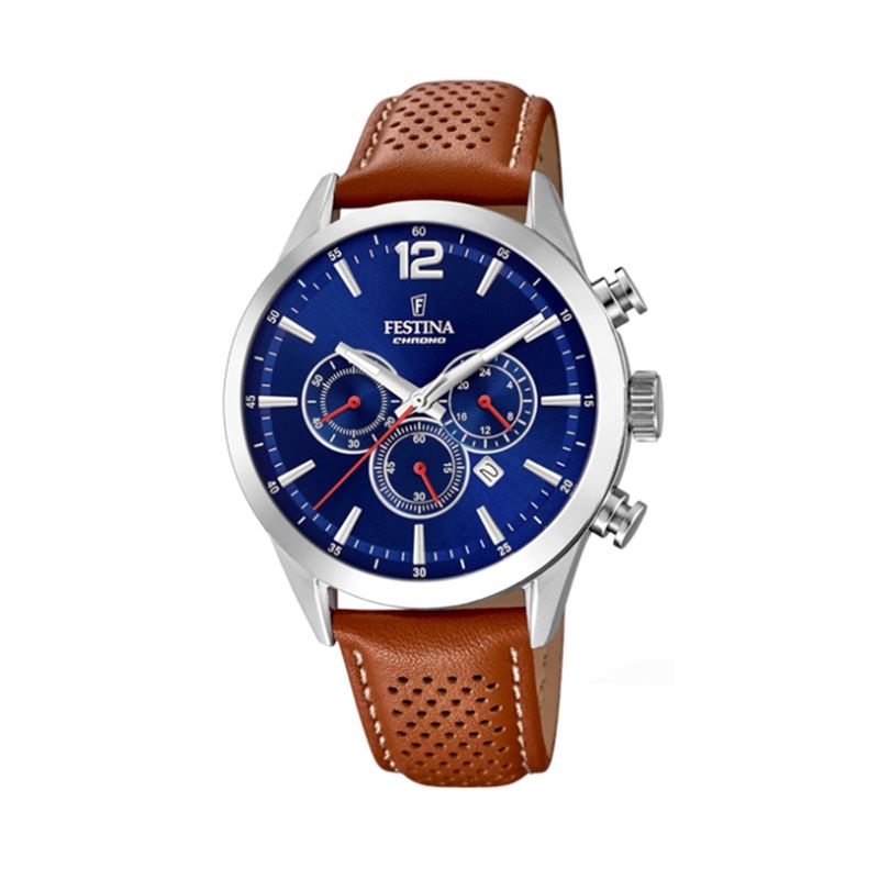 FESTINA - Reloj F20542/3 Festina Azul Oscuro Hombre Timeless Chronograph