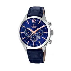 FESTINA - Reloj F20542/4 Azul Oscuro Hombre Timeless Chronograph