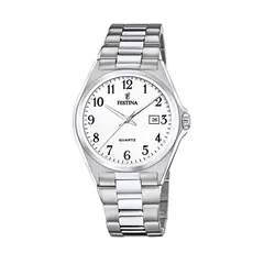FESTINA - Reloj F20552/1 Blanco Hombre Acero Clásico