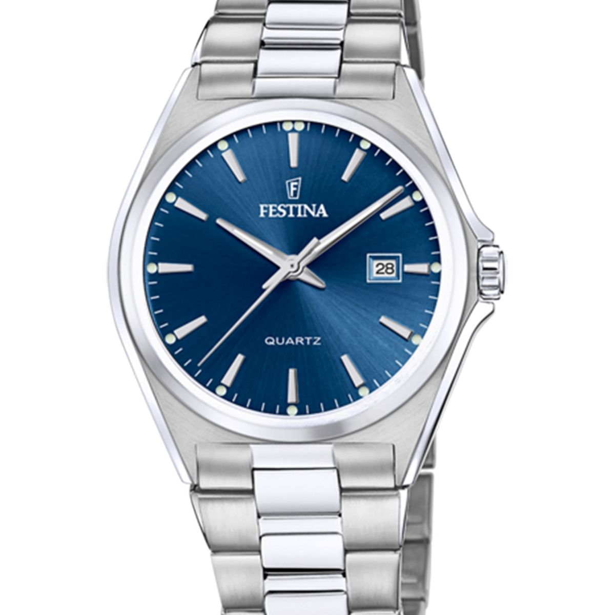 FESTINA - Reloj F20552/3 Festina Azul Hombre Acero Clasico