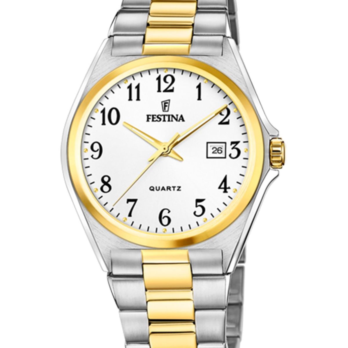 FESTINA - Reloj F20554/1 Festina Blanco Hombre Acero Clasico