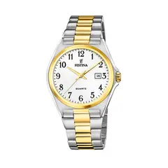 FESTINA - Reloj F20554/1 Blanco Hombre Acero Clasico