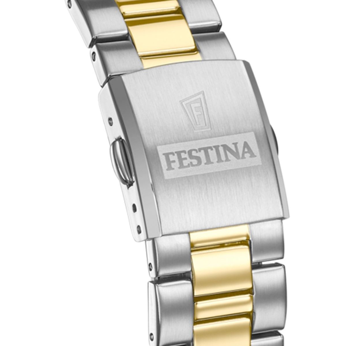 FESTINA - Reloj F20554/3 Festina Dorado Hombre Acero Clasico
