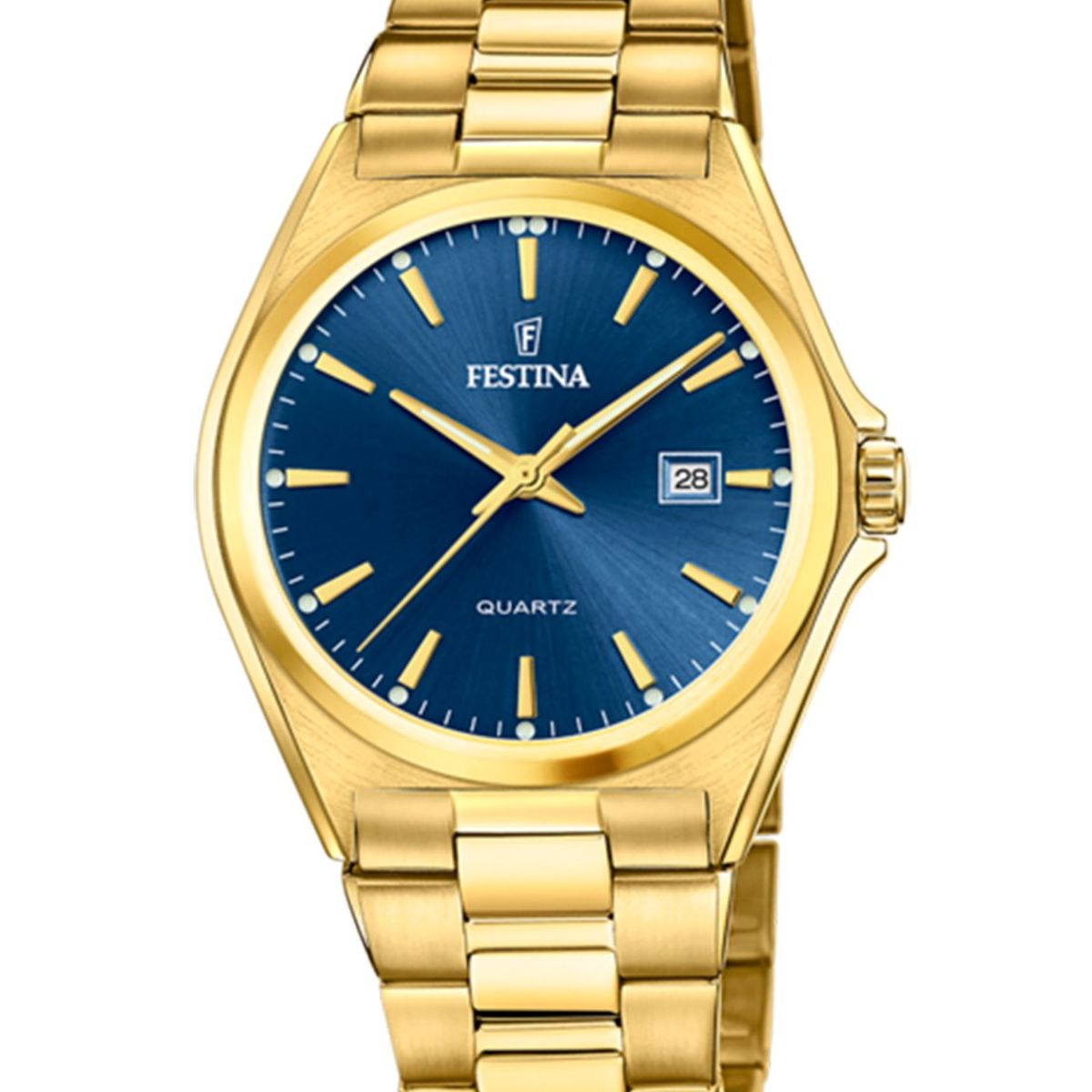 FESTINA - Reloj F20555/4 Festina Azul Hombre Acero Clásico