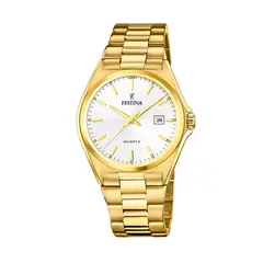 FESTINA - Reloj F20555/2 Blanco Hombre Acero Clásico