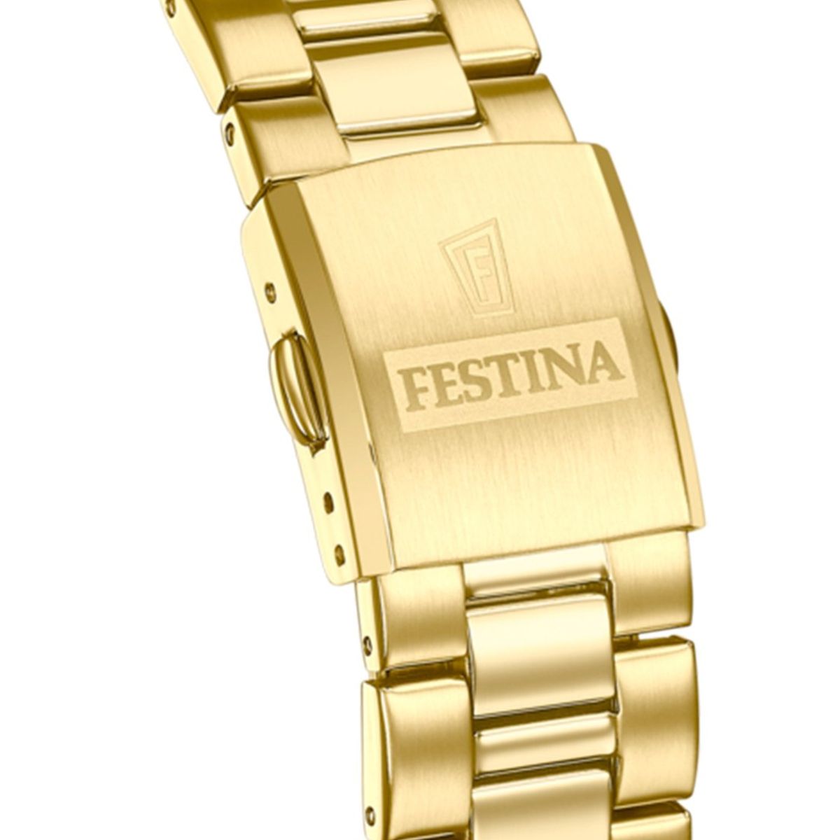 FESTINA - Reloj F20555/3 Festina Dorado Hombre Acero Clásico