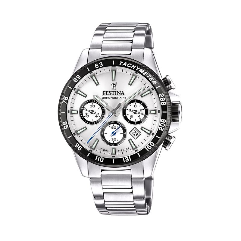 FESTINA - Reloj F20560/1 Festina Plateado Hombre Timeless Chronograph