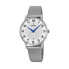 FESTINA - Reloj F20568/1 Plateado Hombre Retro