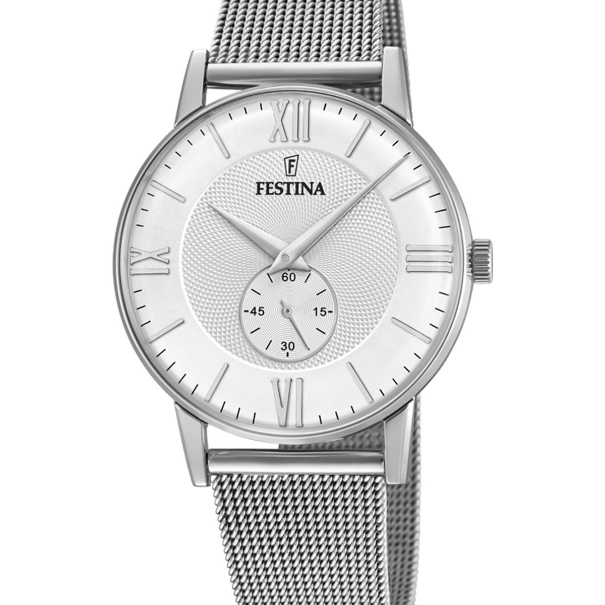 FESTINA - Reloj F20568/2 Festina Plateado Hombre Retro