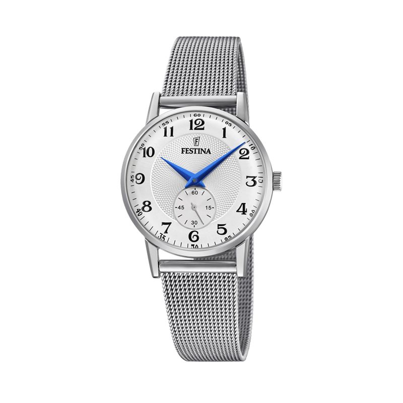 FESTINA - Reloj F20572/1 Festina Plateado Mujer Retro
