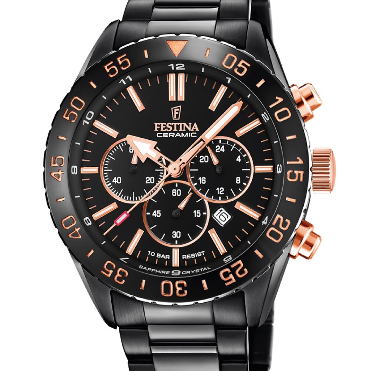 FESTINA - Reloj F20577/1 Festina Negro Hombre Ceramic