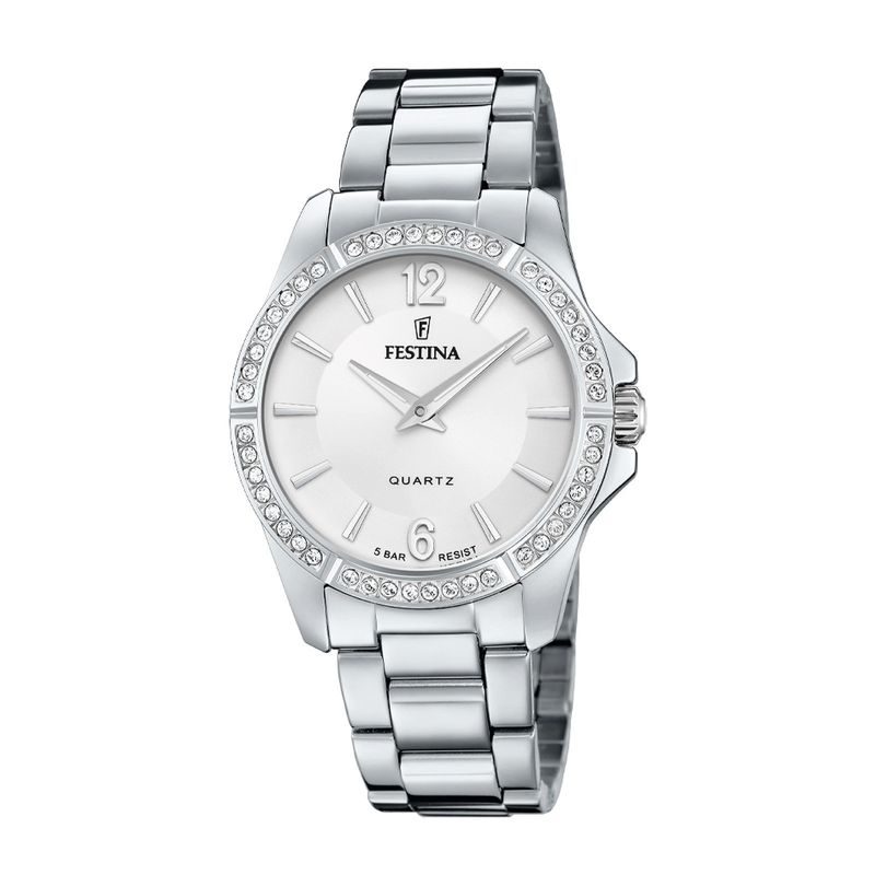 FESTINA - Reloj F20593/1 Festina Plateado Mujer Mademoiselle