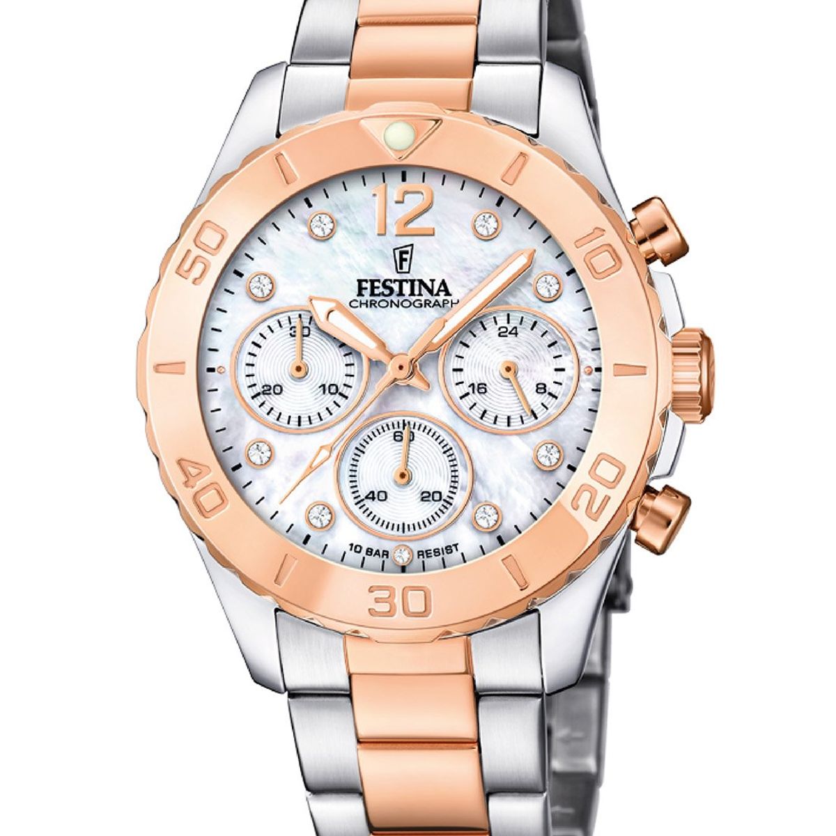 FESTINA - Reloj F20605/1 Festina Nácar Mujer Boyfriend Collection