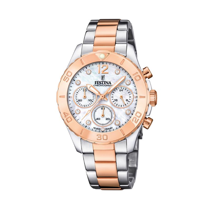FESTINA - Reloj F20605/1 Festina Nácar Mujer Boyfriend Collection